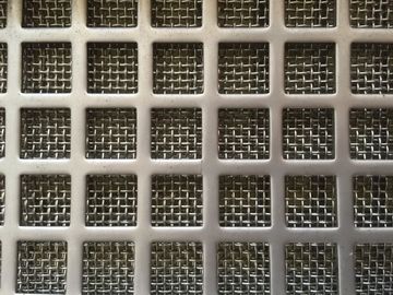 China Stainless Steel Square Hole Sintered Wire Mesh / punched plate mesh for filtration supplier