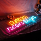 LED neon light custom English letter neon decorative light hair light character signature 12V acrylic lamp