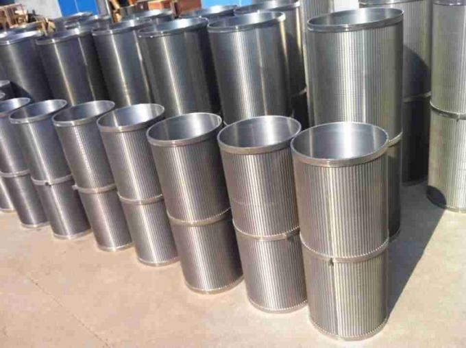 Johnson wedge wire strainer screen pipe filter for water treatment in well drilling