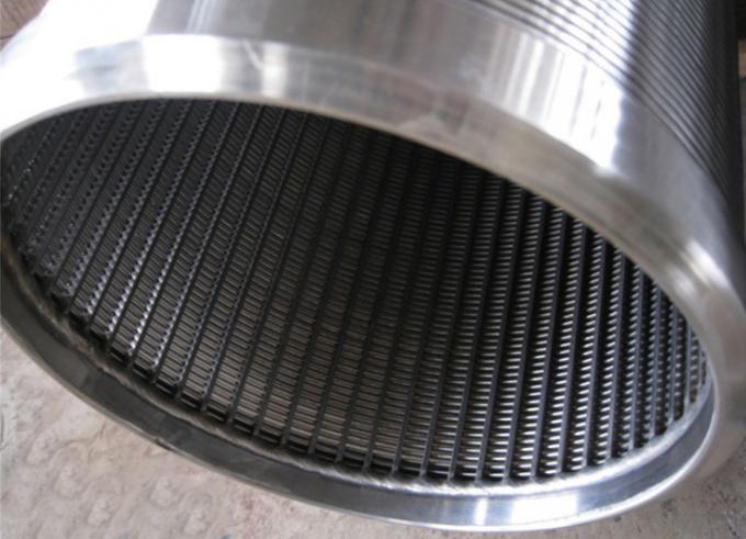 0.1-6mm Water well strainer pipe/Trapezoidal Welded Johnson Stainless Steel Wedge Wire Screen