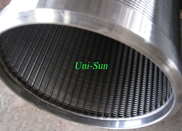 Stainless steel 316L johnson wedge wire screen filter tube / deep well industry filter screen pipe