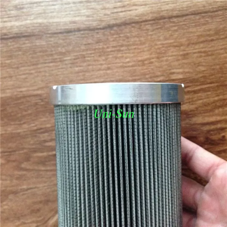 High premium sintered 304 stainless steel Polymer Pleated cartridge filter for chemical fiber industry