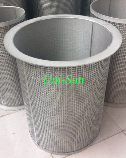304/316 stainless steel truncated conical strainer filter / cylindrical filter strainer