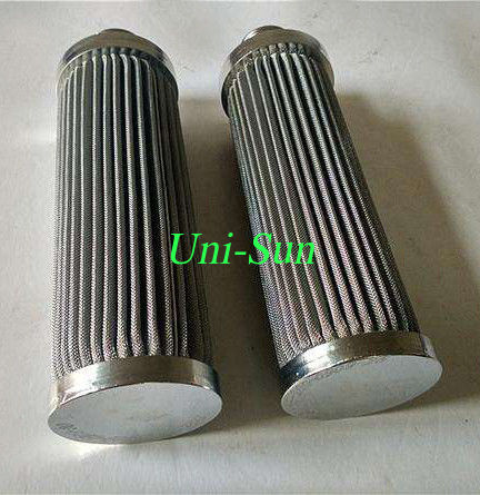 Stainless steel pleated filter cartridge pipe filter for liquid filtering